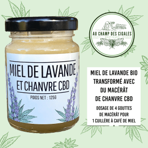 Miel de Lavande et CBD